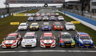 British Touring Cars 2013 season grid of cars