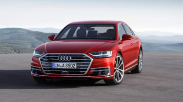 All-new Audi A8 red - front 3.4