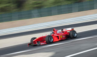 Michael Schumacher Ferrari Formula 1 car drive video