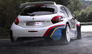 Peugeot 208 T16 at Pikes Peak 2013 rear view