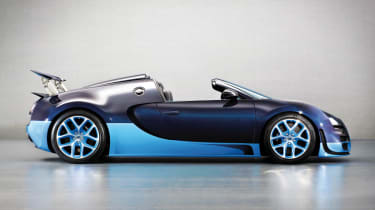 2012 Bugatti Veyron Vitesse side profile