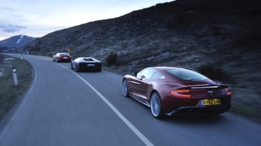 Ferrari F12 V Lamborghini Aventador And Aston Martin V12 - 