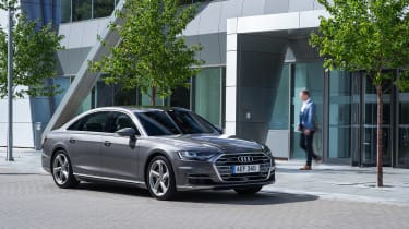 Audi A8 UK - front quarter