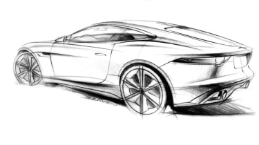 Jaguar C-X16 design sketches