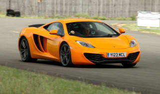 McLaren 12C on track front