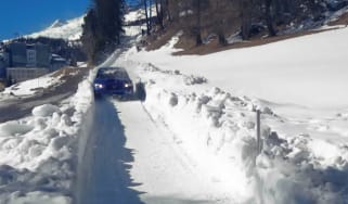 Subaru WRX STI bobsled run front