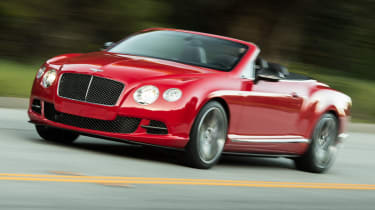 2013 Bentley Continental GT Speed Convertible red