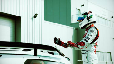 Allan McNish drives Audi R8 GT Spyder