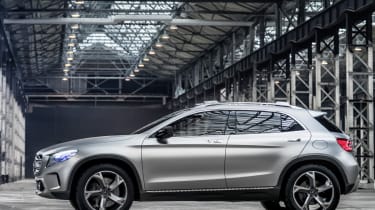 Mercedes GLA concept side profile