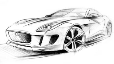 Jaguar C-X16 design sketches