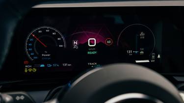 Alpine A390 driver's display