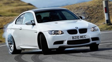 BMW M3 Competition doing skids!