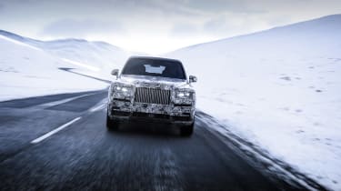 Rolls-Royce Cullinan winter testing