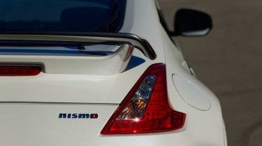 Nissan 370Z Nismo tuned coupe rear spoiler