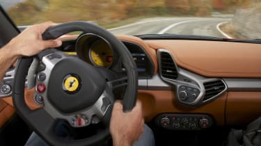 Ferrari trials new steering technology