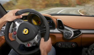Ferrari trials new steering technology