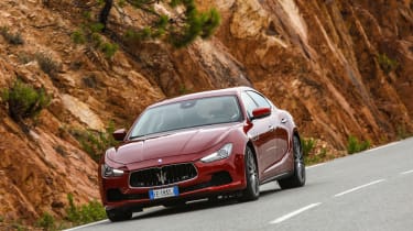 Maserati Ghibli 2016 - red driving