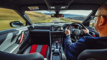 Nissan GT-R Nismo – interior driving