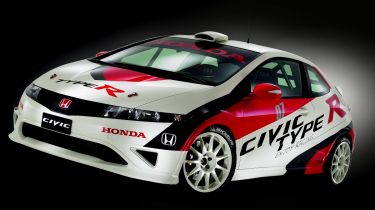 Exterior of the new Honda Civic Type-R motorsport kit