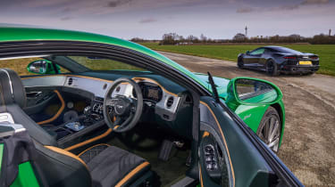Bentley Continental GT Speed and McLaren GT