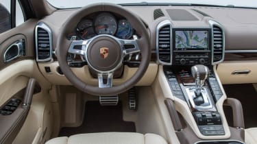 2013 Porsche Cayenne S Diesel interior dashboard steering wheel