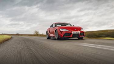 Toyota Supra 2.0 review - front tracking