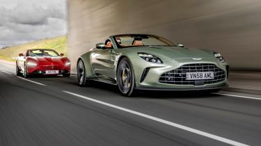 Ferrari Roma Spider v Aston Martin Vantage Roadster