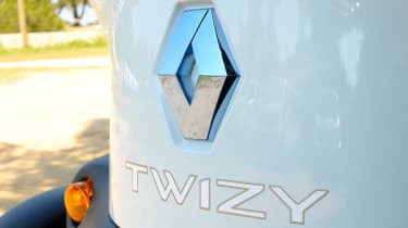 Renault Twizy electric car badge