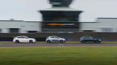 Golf GTI v GR Yaris Aero v Civic Type R