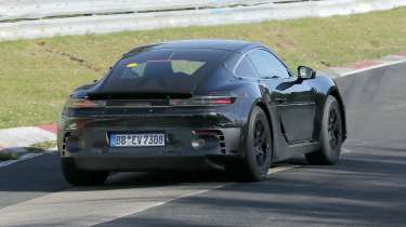 Electric Porsche Cayman rear