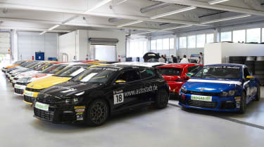 Scirocco Cup cars ready to go