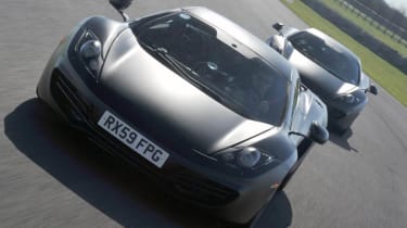 McLaren MP4-12C supercar by Button and Hamilton