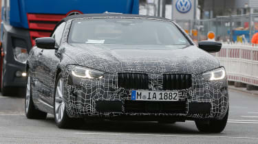 BMW 8-series Cabriolet spied - 