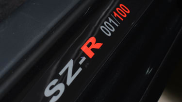 2013 Suzuki Swift Sport SZ-R kick plate plaque