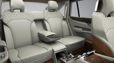 Bentley EXP9F SUV concept interior back seats