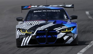 BMW M4 GT3 testing
