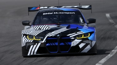 BMW M4 GT3 testing