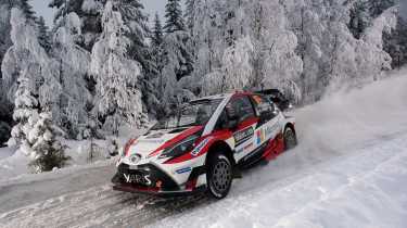 WRC Yaris front