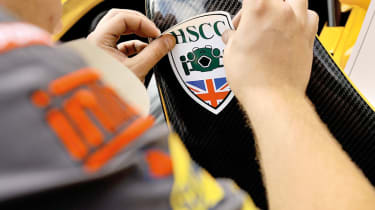 HSCC sticker on Radical SR3 SL, Tour Britannia