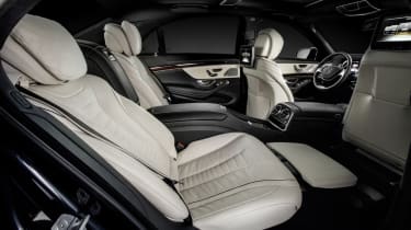 2014 Mercedes S-Class rear seat