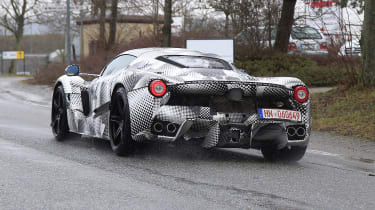 2021 Ferrari hybrid hypercar prototype - rear