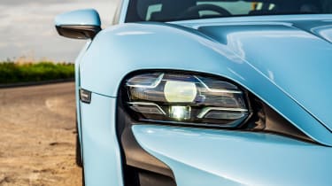 Porsche Taycan 2021 review - 4S lights