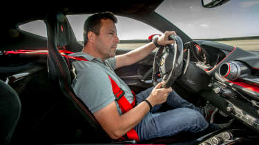 Ferrari 812 Superfast interior driving 