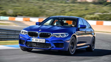 BMW M5 review - front dynamic