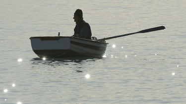 Man in boat