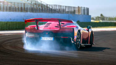 Ferrari F80 rear sliding