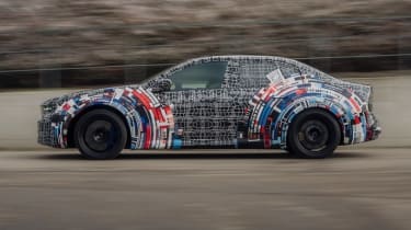 Electric BMW M3 test mules