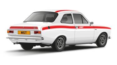 MST Ford Escort rear