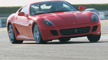 Ferrari 599 using Delphi MagneRide active dampers