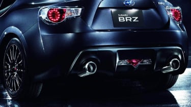 Subaru BRZ Premium Sport Edition rear diffuser